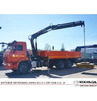 Кран-манипулятор HIAB X-CL 16 на базе КАМАЗ-65115