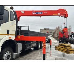 Кран-манипулятор KANGLIR KS1256 G2 на базе FAW CA 3250