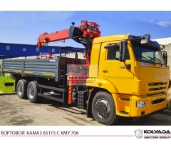 Кран-манипулятор 706 на базе КАМАЗ-65115