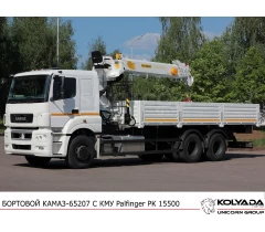 Кран-манипулятор Palfinger PK 15500 на базе КАМАЗ-65207