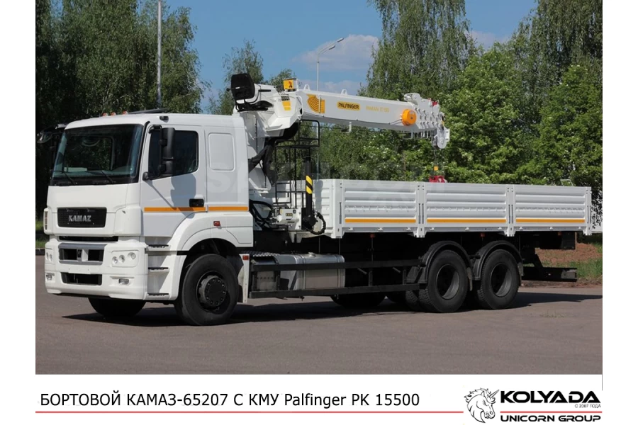 Кран-манипулятор Palfinger PK 15500 на базе КАМАЗ-65207