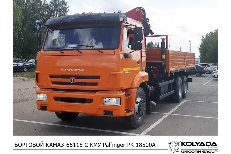 Кран-манипулятор Palfinger PK 18500A на базе КАМАЗ-65115
