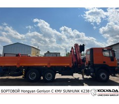 Кран-манипулятор SUNHUNK K238 на базе SAIC-IVECO Hongyan Genlyon