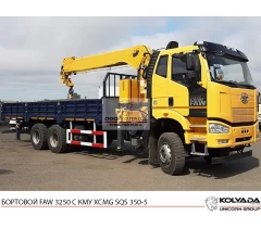 Бортовой FAW 3250 с КМУ XCMG SQS 350-5